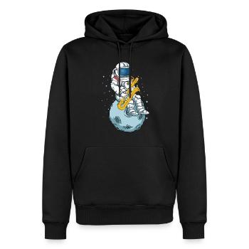 Basssaxophon Jazz Musik Orchester Saxophon - Männer Premium Bio Hoodie - Schwarz - Vorne - Nico (187cm)