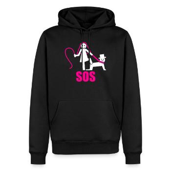 Junggesellenabschied Polterabend JGA Männer - Männer Premium Bio Hoodie - Schwarz - Vorne - Nico (187cm)