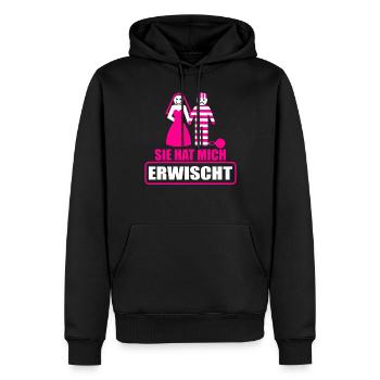 Junggesellenabschied Polterabend JGA Männer - Männer Premium Bio Hoodie - Schwarz - Vorne - Nico (187cm)