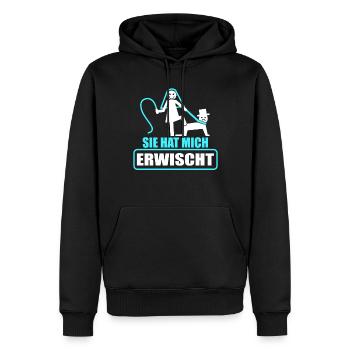 Junggesellenabschied Polterabend JGA Männer - Männer Premium Bio Hoodie - Schwarz - Vorne - Nico (187cm)