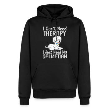 Gifts for Dalmatian Lovers - Männer Premium Bio Hoodie - Schwarz - Vorne - Nico (187cm)