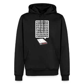 90er Nostalgie Retro 90er Einwahl Internet Vintage - Männer Premium Bio Hoodie - Schwarz - Vorne - Nico (187cm)