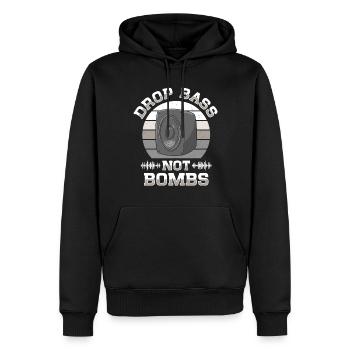 DJ Techno Musik Disc Jockey House Party EDM Trance - Männer Premium Bio Hoodie - Schwarz - Vorne - Nico (187cm)