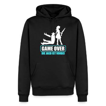 Junggesellenabschied Polterabend JGA Männer - Männer Premium Bio Hoodie - Schwarz - Vorne - Nico (187cm)