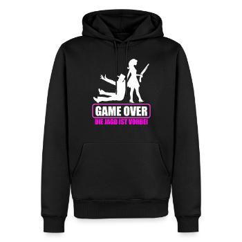 Junggesellenabschied Polterabend JGA Männer - Männer Premium Bio Hoodie - Schwarz - Vorne - Nico (187cm)