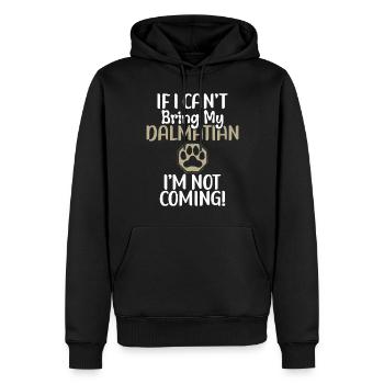 Gifts for Dalmatian Lovers - Männer Premium Bio Hoodie - Schwarz - Vorne - Nico (187cm)