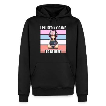 Console de jeu PC Gamer Girl Gamer Girl - Sweat à capuche Premium bio Homme - noir - Devant - Nico (187cm)