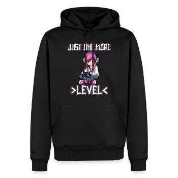 Gaming Konsole PC Zockerin Mädchen Gamer Girl - Männer Premium Bio Hoodie - Schwarz - Vorne - Nico (187cm)