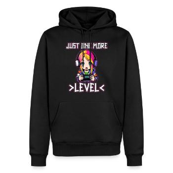 Gaming Konsole PC Zockerin Mädchen Gamer Girl - Männer Premium Bio Hoodie - Schwarz - Vorne - Nico (187cm)