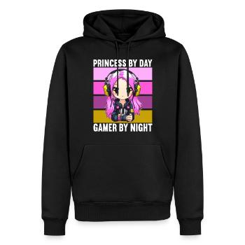 Console de jeu PC Gamer Girl Gamer Girl - Sweat à capuche Premium bio Homme - noir - Devant - Nico (187cm)