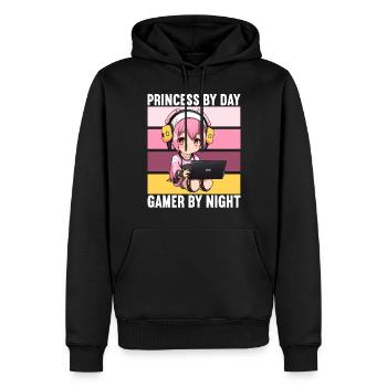 Console de jeu PC Gamer Girl Gamer Girl - Sweat à capuche Premium bio Homme - noir - Devant - Nico (187cm)