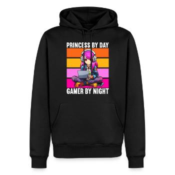 Console de jeu PC Gamer Girl Gamer Girl - Sweat à capuche Premium bio Homme - noir - Devant - Nico (187cm)