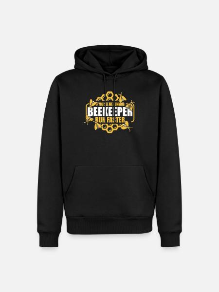 Beekeeper Imker - Männer Premium Bio Hoodie - Schwarz