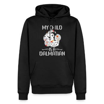 Gifts for Dalmatian Lovers - Männer Premium Bio Hoodie - Schwarz - Vorne - Nico (187cm)