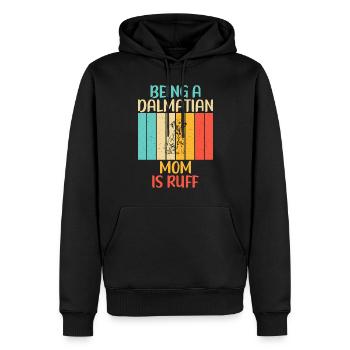 Gifts for Dalmatian Lovers - Männer Premium Bio Hoodie - Schwarz - Vorne - Nico (187cm)
