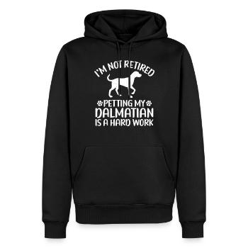 Gifts for Dalmatian Lovers - Männer Premium Bio Hoodie - Schwarz - Vorne - Nico (187cm)