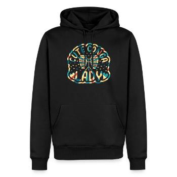 Conga Drum Conga Drummer Conga Player - Cute Conga - Men’s Premium Organic Hoodie - black - Front - Nico (187cm)