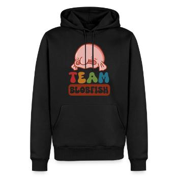 Meeresbiologe Tiefseefisch Blobfisch Ozean - Männer Premium Bio Hoodie - Schwarz - Vorne - Nico (187cm)