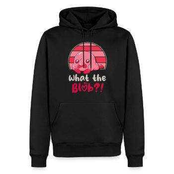Meeresbiologe Tiefseefisch Blobfisch Ozean - Männer Premium Bio Hoodie - Schwarz - Vorne - Nico (187cm)
