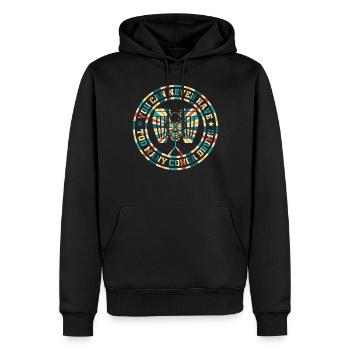 Conga Drummer - Vous ne pouvez jamais avoir trop de conga - Sweat à capuche Premium bio Homme - noir - Devant - Nico (187cm)