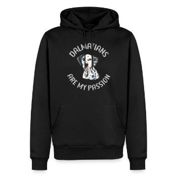 Gifts for Dalmatian Lovers - Männer Premium Bio Hoodie - Schwarz - Vorne - Nico (187cm)