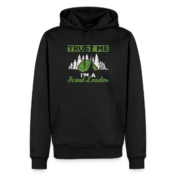 Cub Master Design Für Einen Pfadfinderführer Und - Men’s Premium Organic Hoodie - black - Front - Nico (187cm)