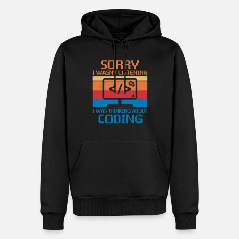 Webentwickler Website-entwicklung It-programmierer - Männer Premium Bio Hoodie - Schwarz