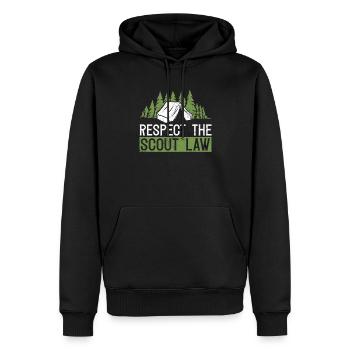 Cub Matser Design Für Einen Pfadfinderführer - Men’s Premium Organic Hoodie - black - Front - Nico (187cm)