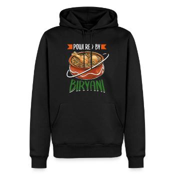 Indisches Essen Feinschmecker, Biryani, Liebhaber, - Männer Premium Bio Hoodie - Schwarz - Vorne - Nico (187cm)