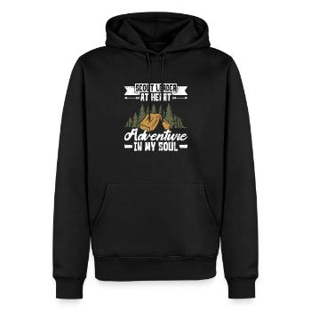 Pfadfinderführer-design Für Einen Jungenmeister - Sweat à capuche Premium bio Homme - noir - Devant - Nico (187cm)