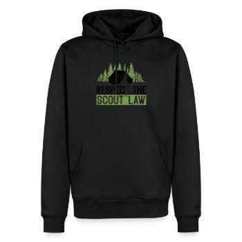 Cub Master Design Für Einen Pfadfinderführer Und - Sweat à capuche Premium bio Homme - noir - Devant - Nico (187cm)