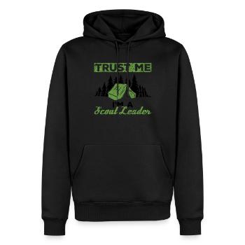 Cub Scout Design Für Einen Pfadfinderführer - Sweat à capuche Premium bio Homme - noir - Devant - Nico (187cm)