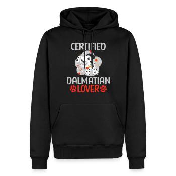 Gifts for Dalmatian Lovers - Männer Premium Bio Hoodie - Schwarz - Vorne - Nico (187cm)