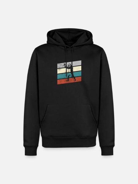 Paintball Retro - Men’s Premium Organic Hoodie - black