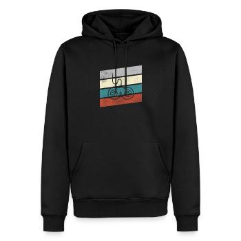 Gaming Retro - Männer Premium Bio Hoodie - Schwarz - Vorne - Nico (187cm)