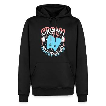Zahntechniker Zahnprothetiker Crown Whisperer - Männer Premium Bio Hoodie - Schwarz - Vorne - Nico (187cm)