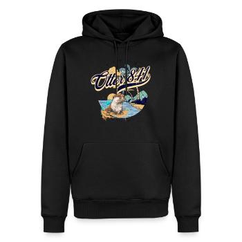Otter 841 Surf Santa Cruz Otter 841 - Sweat à capuche Premium bio Homme - noir - Devant - Nico (187cm)