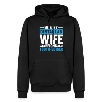 Zahntechniker Zahnprothetiker - Männer Premium Bio Hoodie - Schwarz - Vorne - Nico (187cm)
