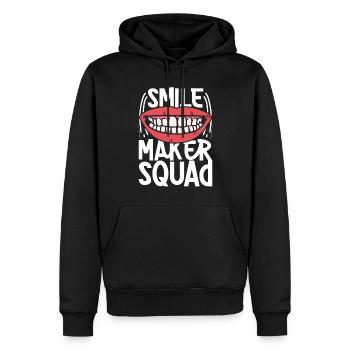 Zahntechniker Zahnprothetiker Smile Maker Squad - Männer Premium Bio Hoodie - Schwarz - Vorne - Nico (187cm)