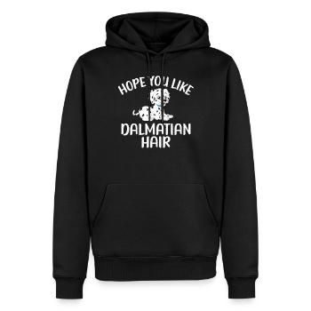 Gifts for Dalmatian Lovers - Männer Premium Bio Hoodie - Schwarz - Vorne - Nico (187cm)