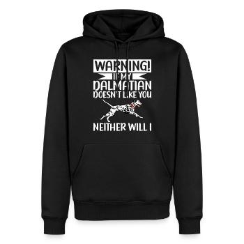 Gifts for Dalmatian Lovers - Männer Premium Bio Hoodie - Schwarz - Vorne - Nico (187cm)