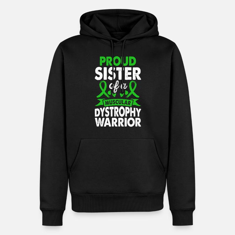 Schwester Der - Männer Premium Bio Hoodie - Schwarz