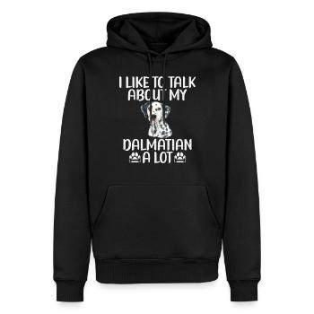 Gifts for Dalmatian Lovers - Männer Premium Bio Hoodie - Schwarz - Vorne - Nico (187cm)