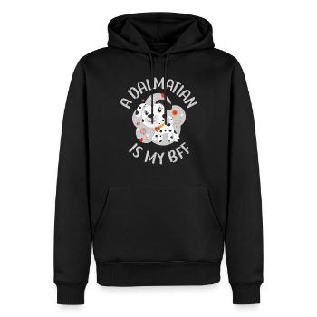 Gifts for Dalmatian Lovers - Männer Premium Bio Hoodie - Schwarz - Vorne - Nico (187cm)