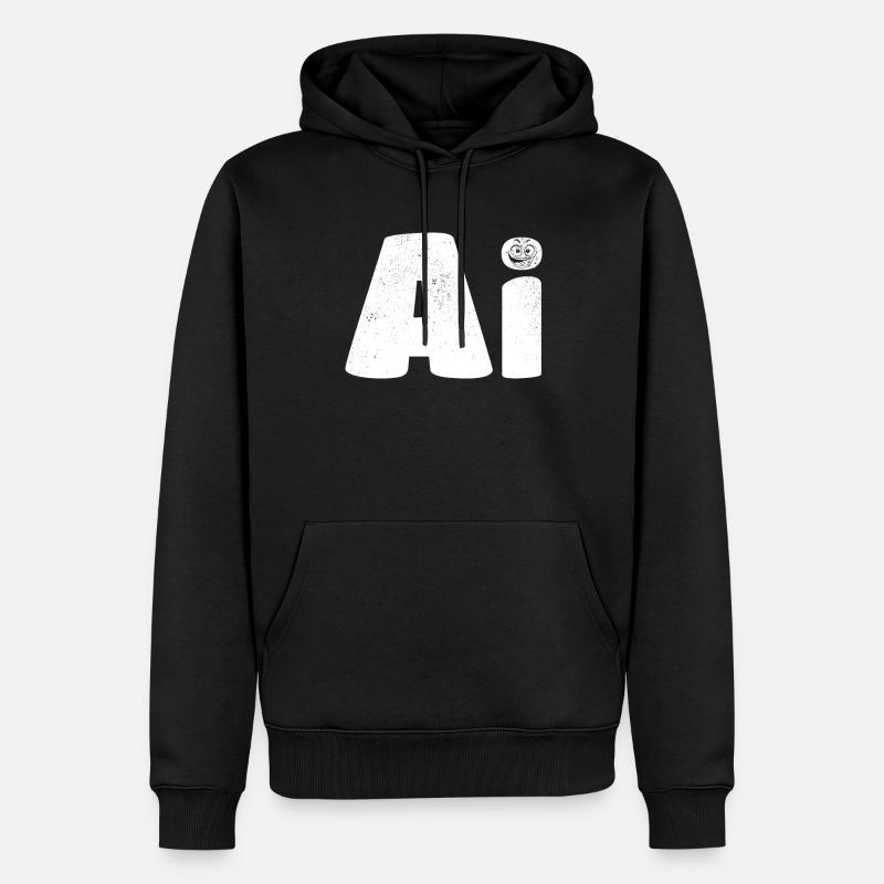AI Artificial Intelligence & AI Robotics - Männer Premium Bio Hoodie - Schwarz