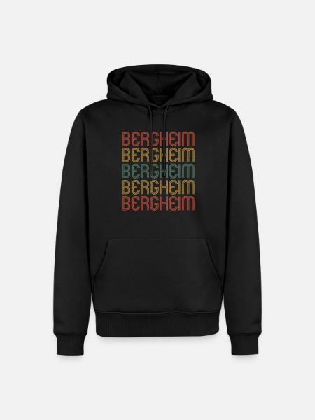 Bergheimerin Bergheimer Bergheim - Men’s Premium Organic Hoodie - black