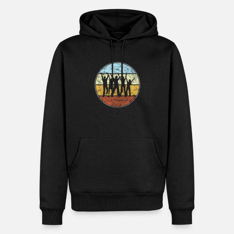 Danse Rétro - Sweat à capuche Premium bio Homme - noir