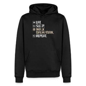 Gifts for Dalmatian Lovers - Männer Premium Bio Hoodie - Schwarz - Vorne - Nico (187cm)