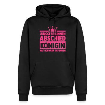 Braut Hochzeit Heiraten Junggesellenabschied - Männer Premium Bio Hoodie - Schwarz - Vorne - Nico (187cm)