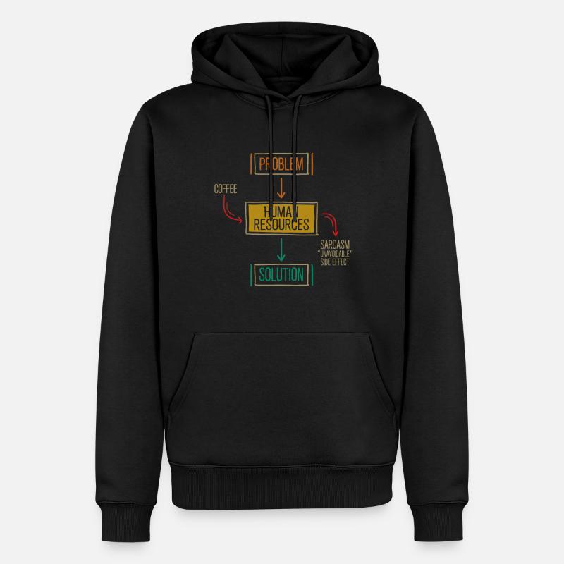 Beruf: Hr-manager Im Personalwesen - Männer Premium Bio Hoodie - Schwarz